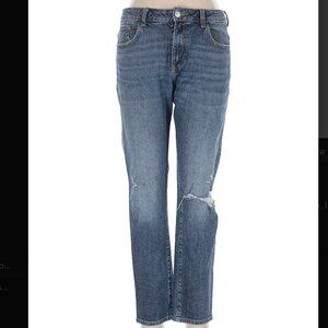 👖 ZARA Distressed Straight-Leg Jeans